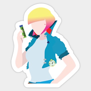 Cyber Punk Alice - Bust Sticker